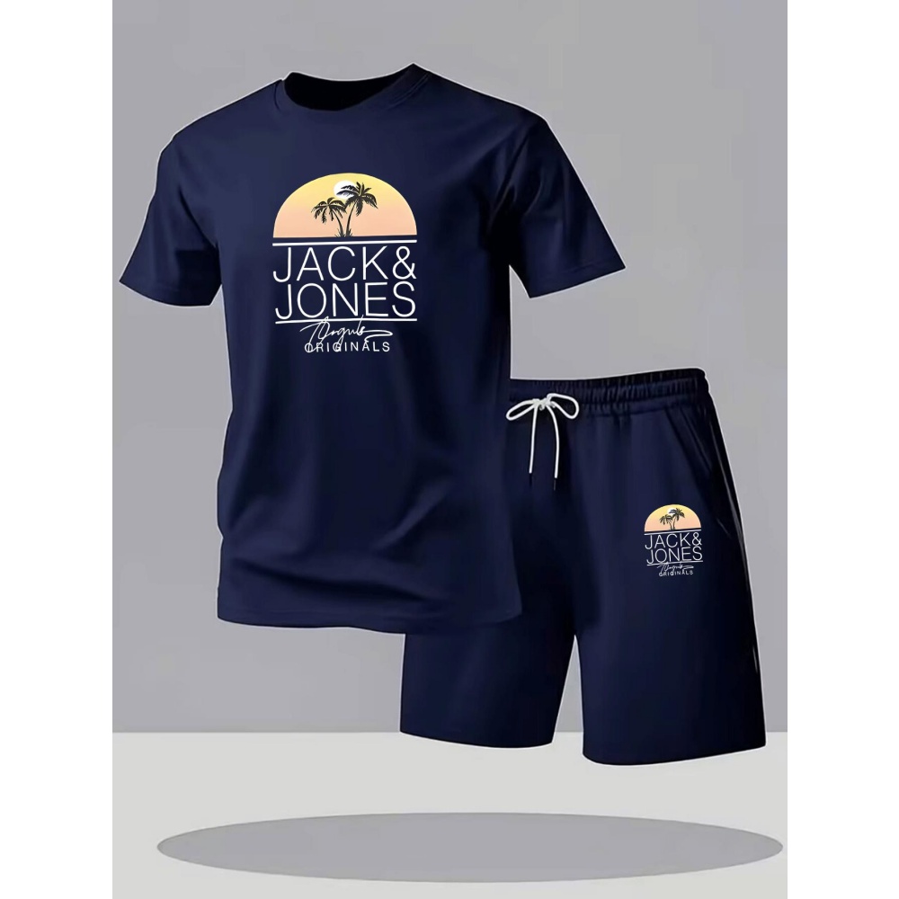 Setelan Kaos Fitness Pria Bern - Men'S Fashion 2025 ulasan dan harga