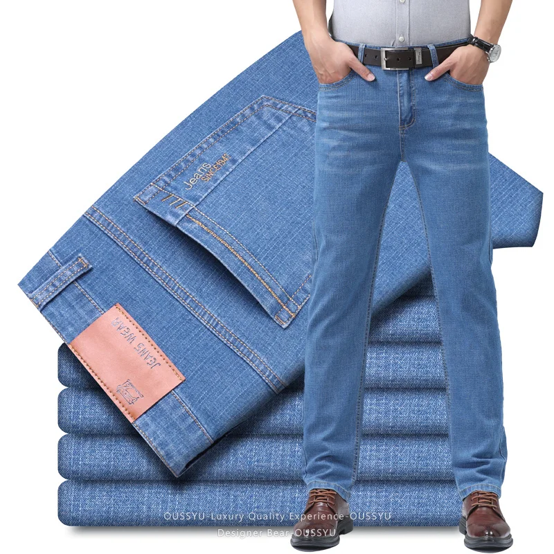Jeans Denim Pria Tipis Musim P - Men'S Fashion Nova Jeans ulasan dan harga