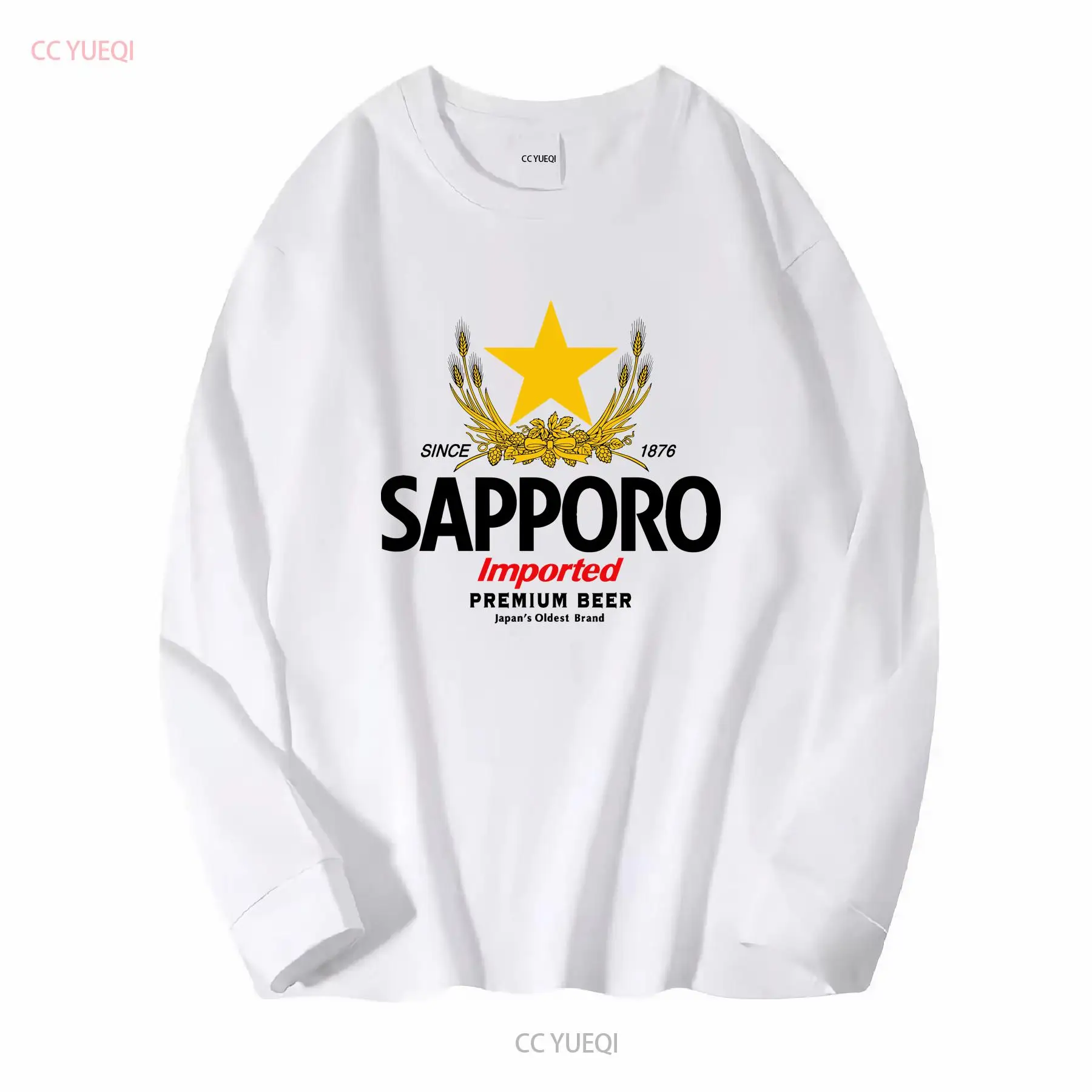 SAPPORO Kaus Bir Jepang Pabrik - Men'S Fashion Everyday ulasan dan harga