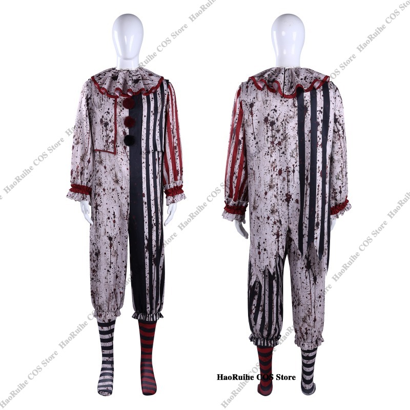 Kostum Cosplay Badut Art Clown - Mens Fashion Jumpsuit ulasan dan harga