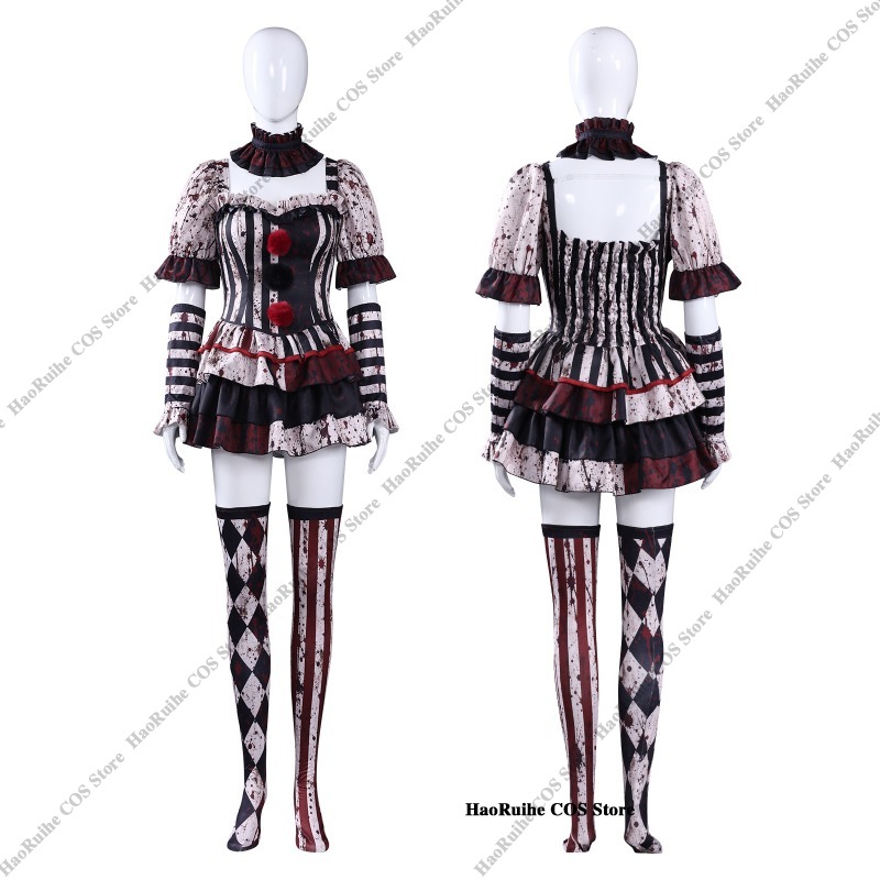 Kostum Cosplay Badut Art Clown - Mens Fashion Jumpsuit ulasan dan harga