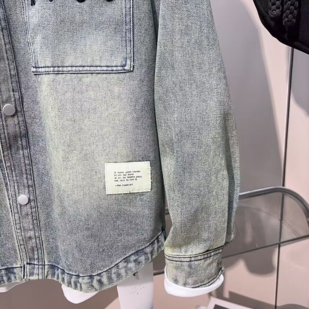 Jaket Denim Koboi Musim Semi M - Jeans Shirt Fashion For Men ulasan dan harga