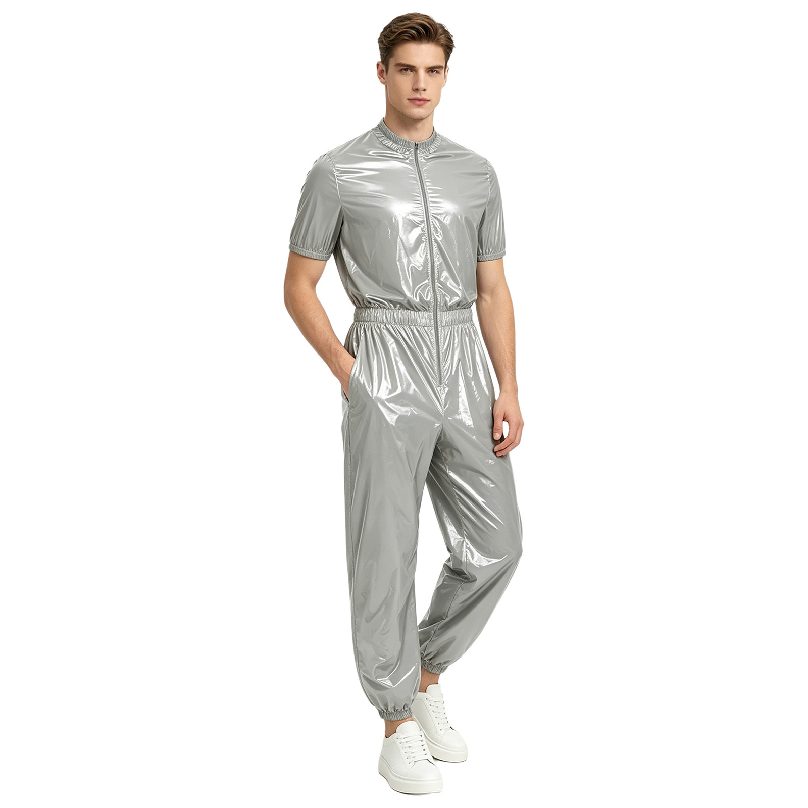 Jumpsuit Unitard Satu Potong T - Mens Fashion Jumpsuit ulasan dan harga