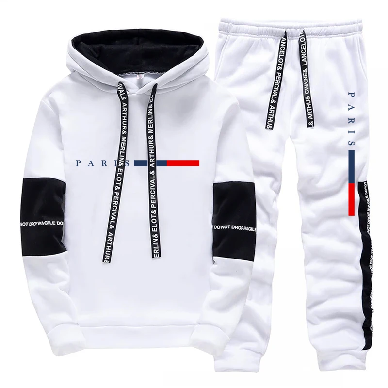 Setelan Pria/Hoodie/Celana Par - Men'S Winter Fashion ulasan dan harga