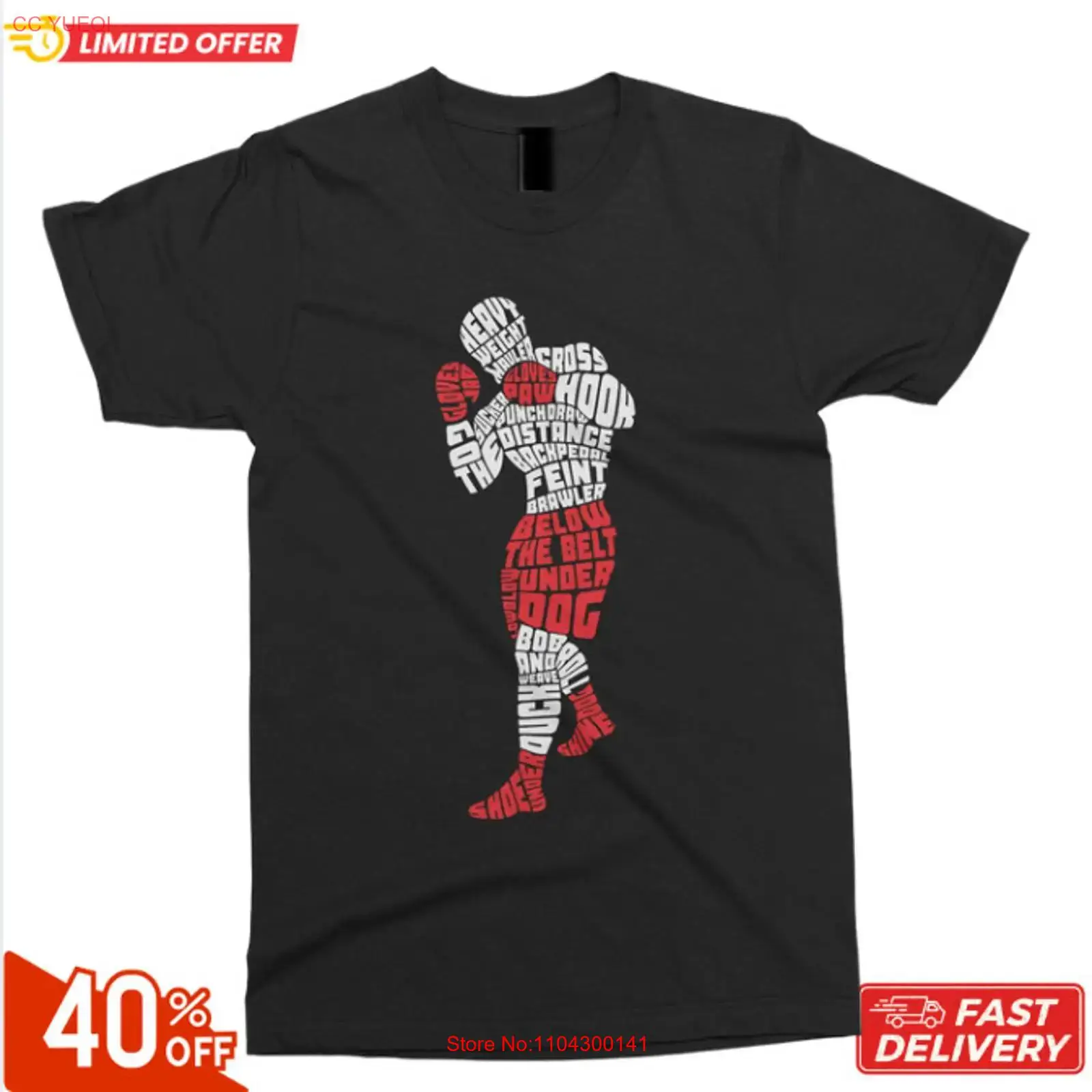 Kaos Tinju Pria dengan Desain  - Mens Fashion In 40S ulasan dan harga