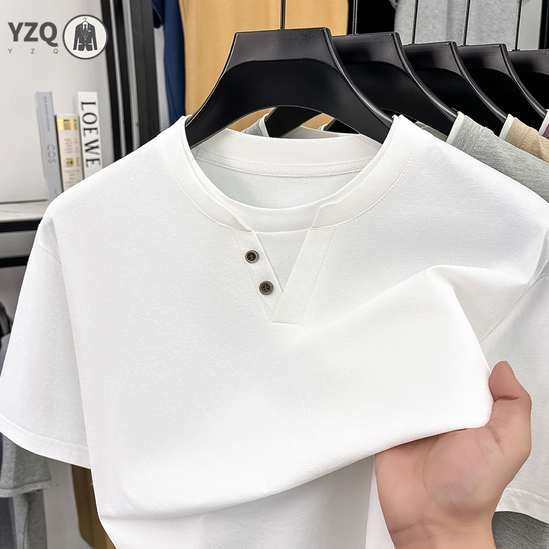 Kaos Lengan Pendek Pria Kerah  - Men'S Fashion 2025 ulasan dan harga
