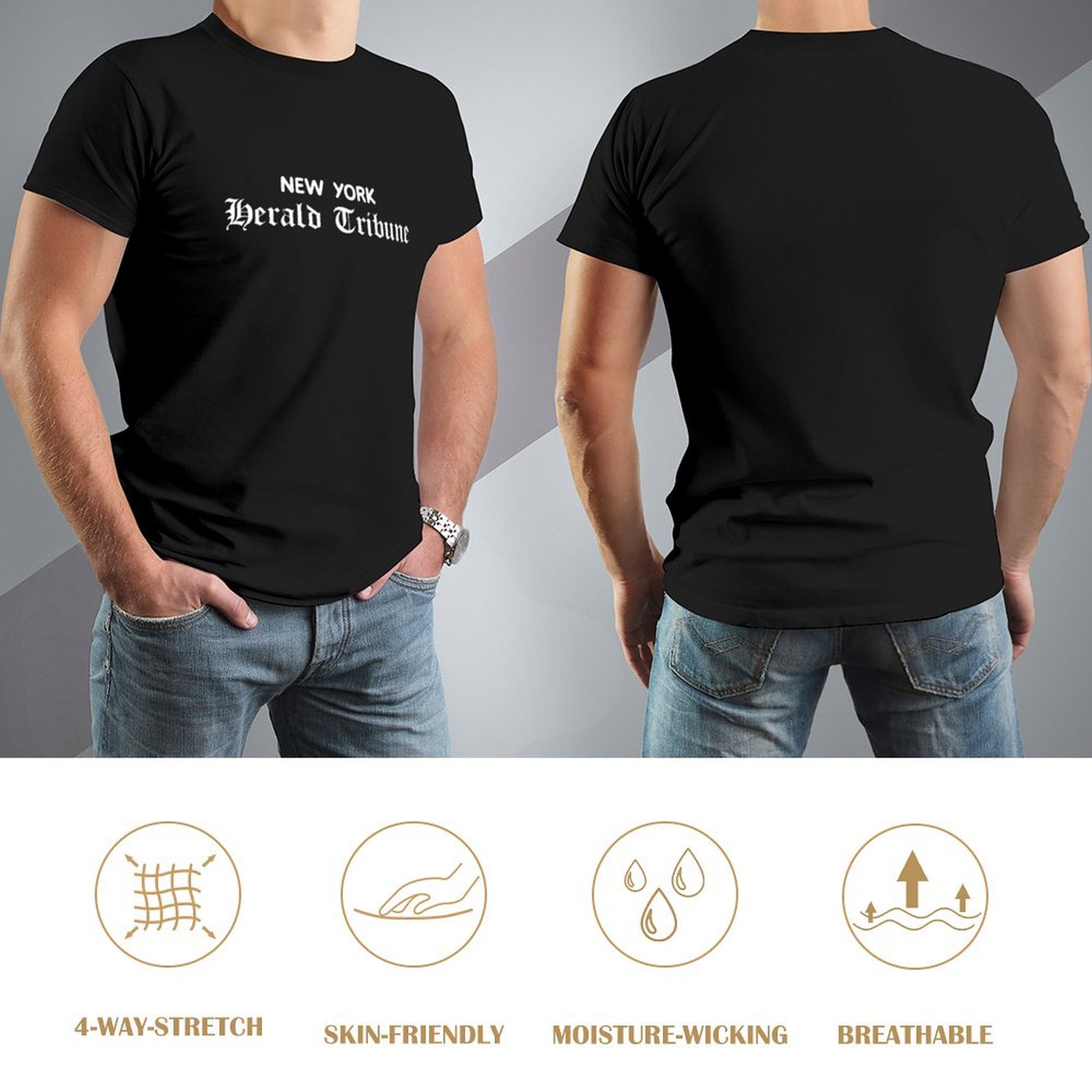 New York Herald Tribune Jean S - Jeans Shirt Fashion For Men ulasan dan harga
