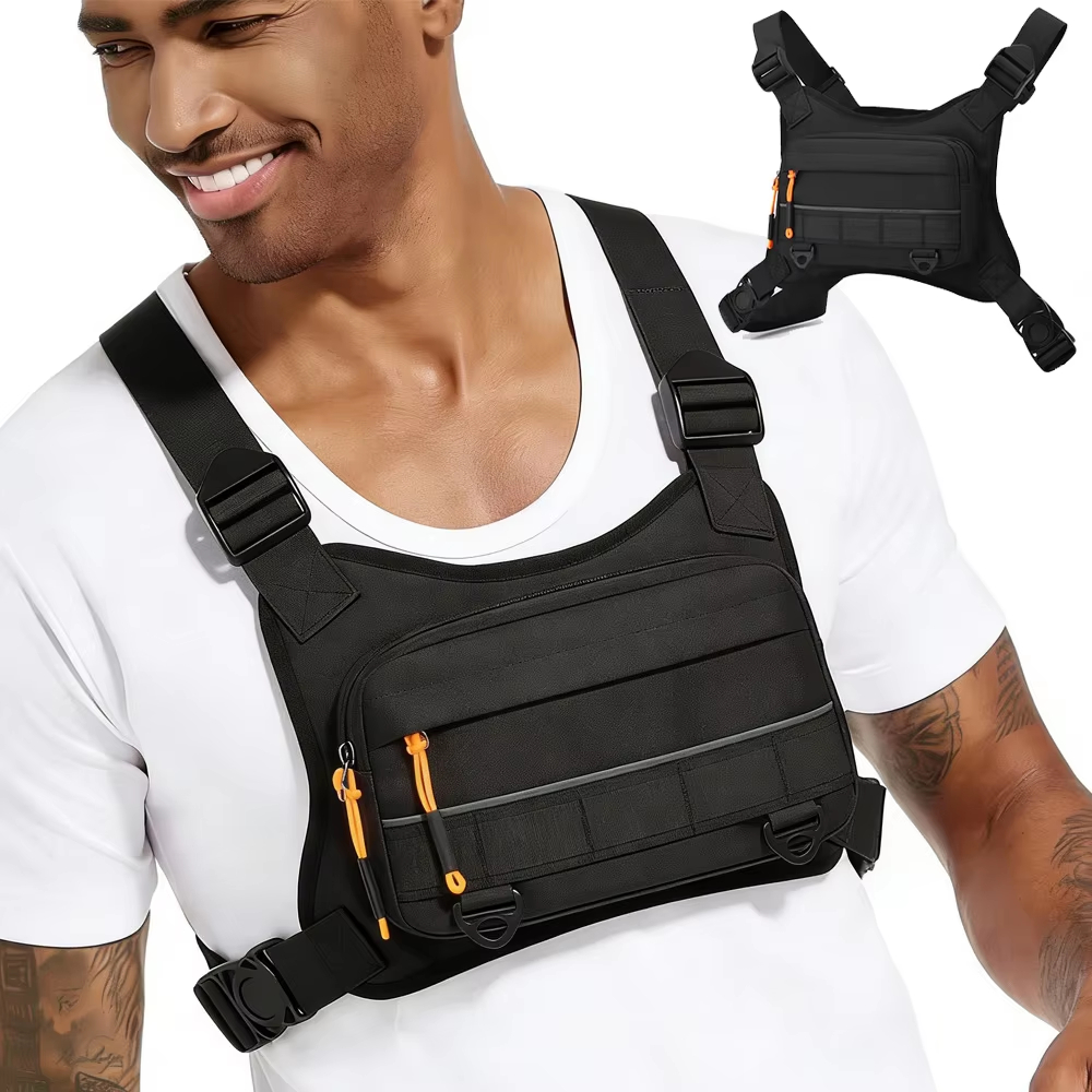 Rompi Dada Depan untuk Bersepe - Tactical Vest Men ulasan dan harga