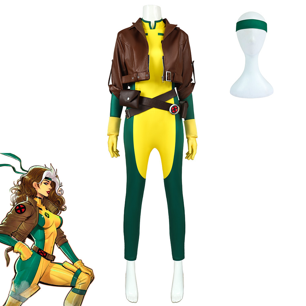 Kostum Cosplay Rogue Anna Mari - Mens Fashion Jumpsuit ulasan dan harga