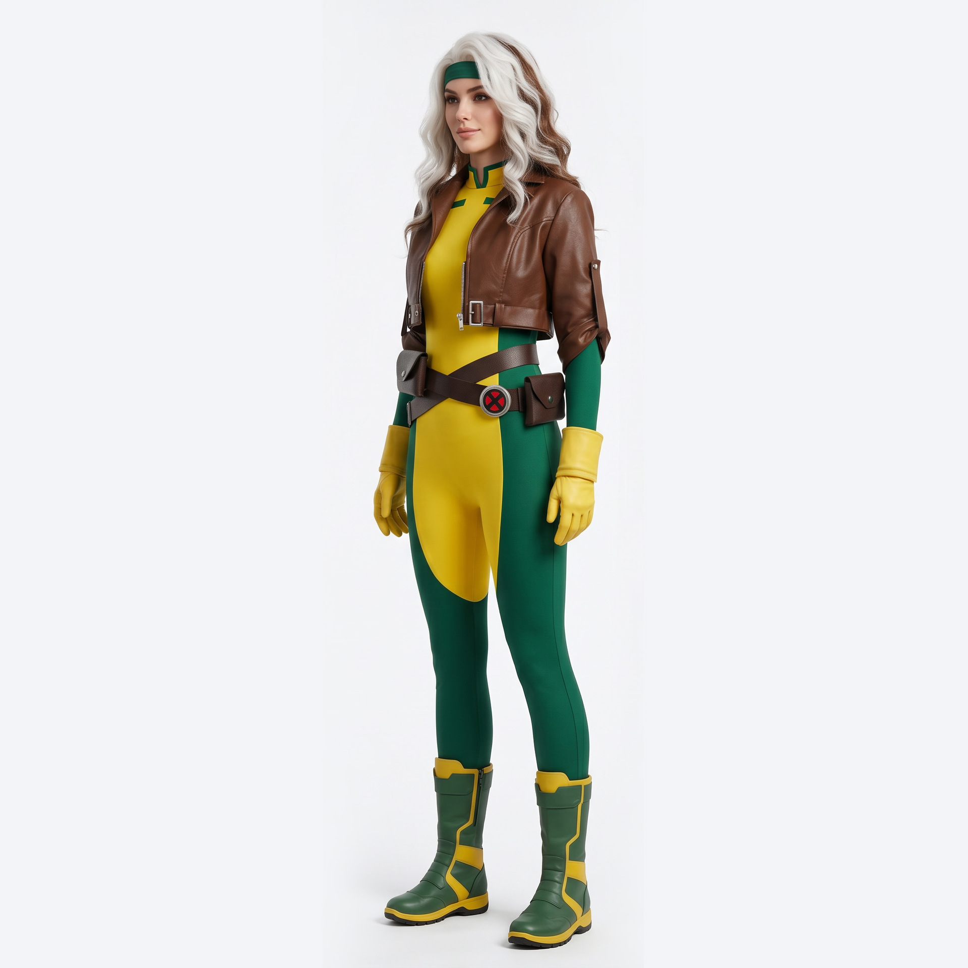 Kostum Cosplay Rogue Anna Mari - Mens Fashion Jumpsuit ulasan dan harga