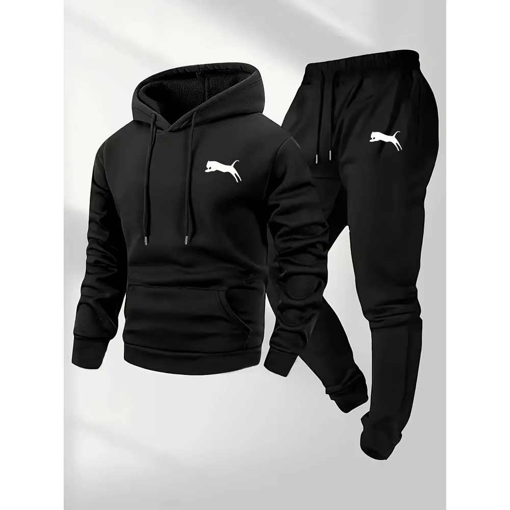 Setelan Hoodie & Celana Pria T - Track Suit Men ulasan dan harga